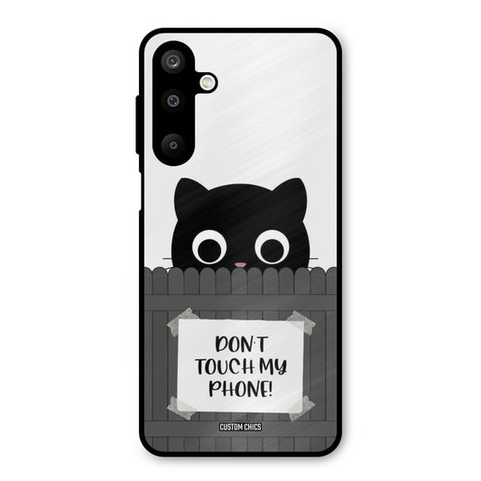 Dont Touch My Phone Samsung Galaxy M16 Mobile Back Cover - Typography PrintShield Case