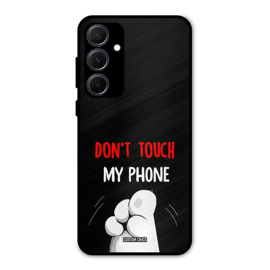 Dont Touch Samsung Galaxy A35 5G Mobile Back Cover - Cute PrintShield Case