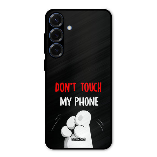 Dont Touch Samsung Galaxy S25 Plus Mobile Back Cover - Cute PrintShield Case