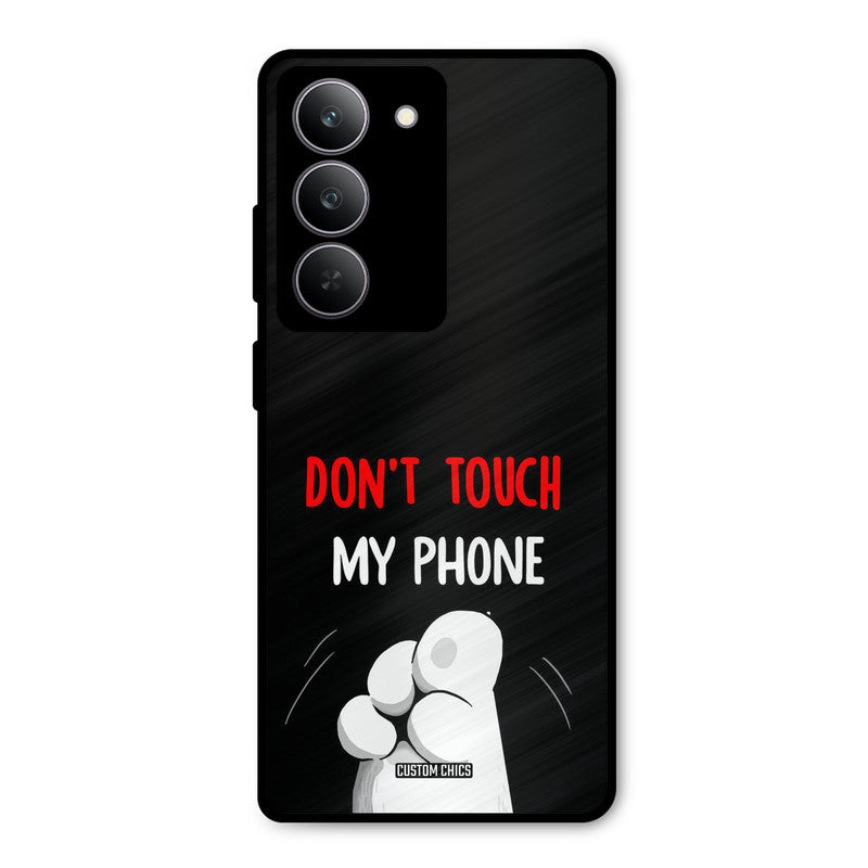 Dont Touch Realme 14x Mobile Back Cover - Cute PrintShield Case