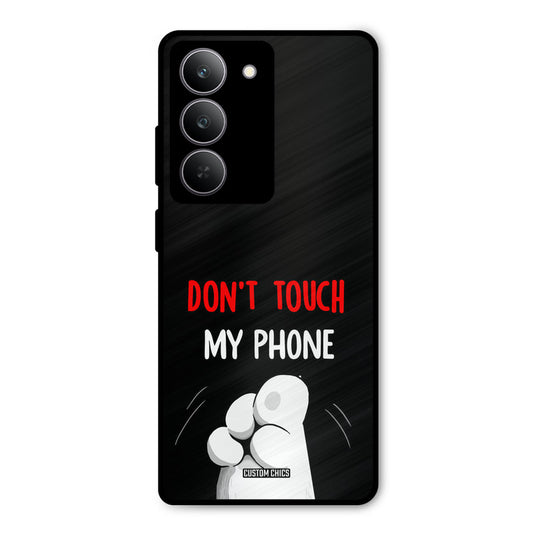 Dont Touch Realme 14x Mobile Back Cover - Cute PrintShield Case