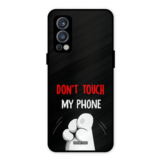 Dont Touch OnePlus Nord 2 5G Mobile Back Cover - Cute PrintShield Case