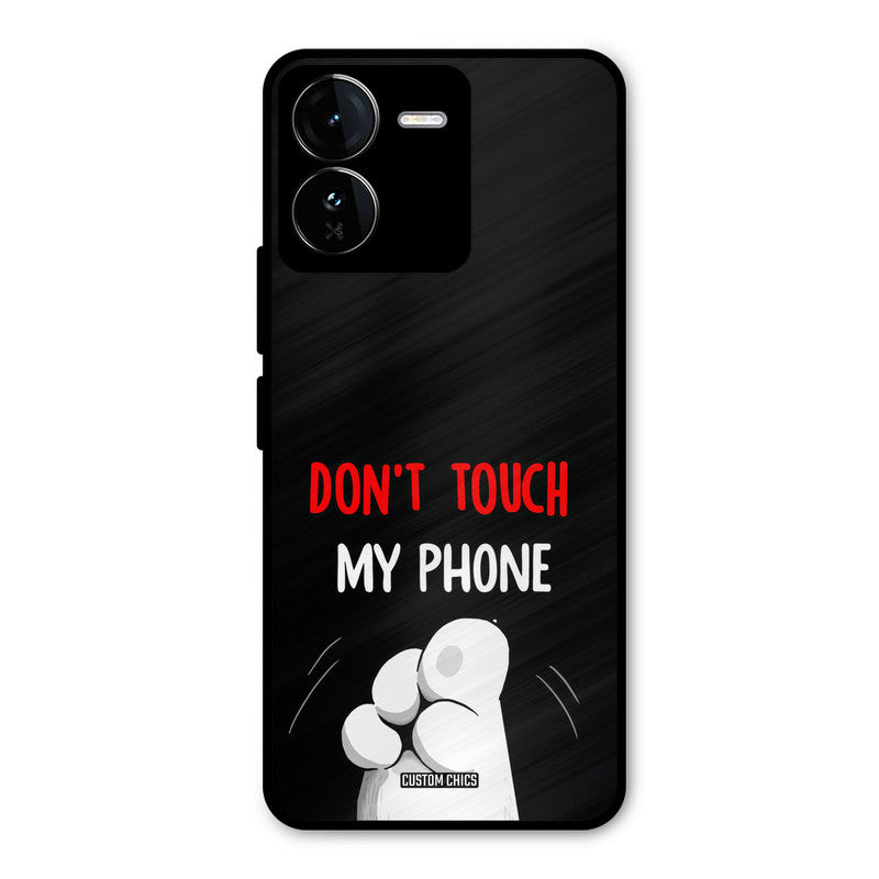 Dont Touch iQOO Z9 Mobile Back Cover - Cute PrintShield Case