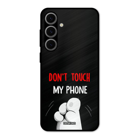 Dont Touch Samsung Galaxy S24 Mobile Back Cover - Cute PrintShield Case