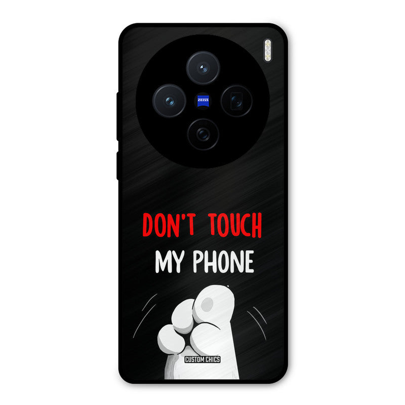 Dont Touch Vivo X200 Mobile Back Cover - Cute PrintShield Case