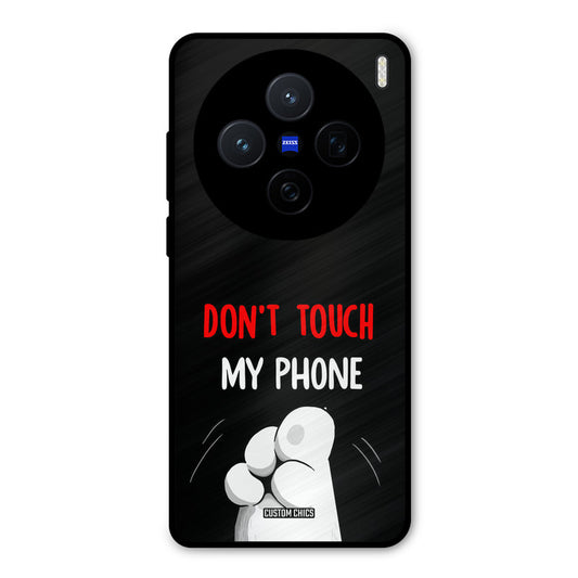 Dont Touch Vivo X200 Mobile Back Cover - Cute PrintShield Case