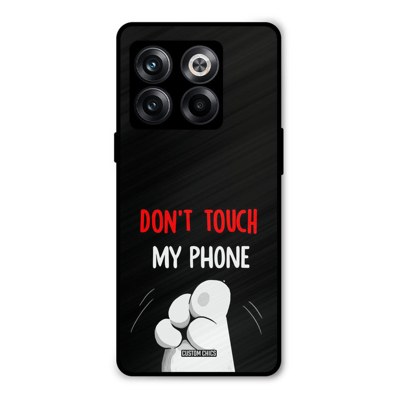 Dont Touch Oneplus 10T Mobile Back Cover - Cute PrintShield Case