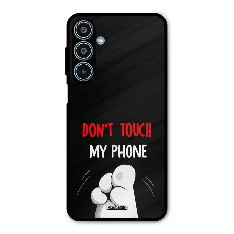 Dont Touch Samsung Galaxy M35 5G Mobile Back Cover - Cute PrintShield Case
