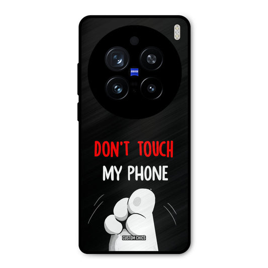 Dont Touch Vivo X200 Pro Mobile Back Cover - Cute PrintShield Case
