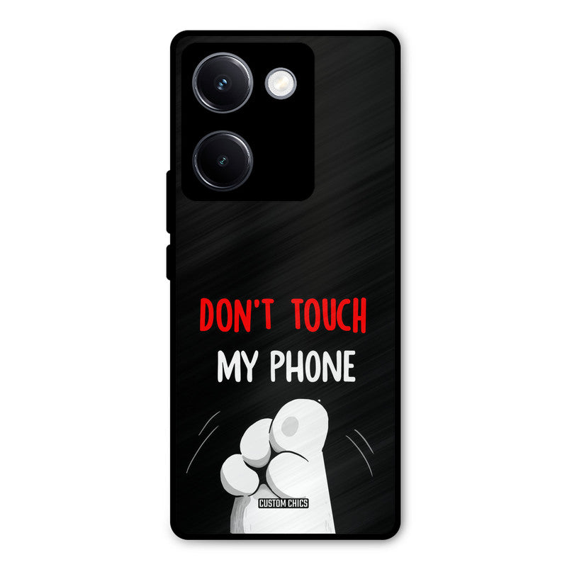 Dont Touch Vivo Y300 Plus Mobile Back Cover - Cute PrintShield Case