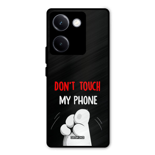 Dont Touch Vivo Y300 Plus Mobile Back Cover - Cute PrintShield Case