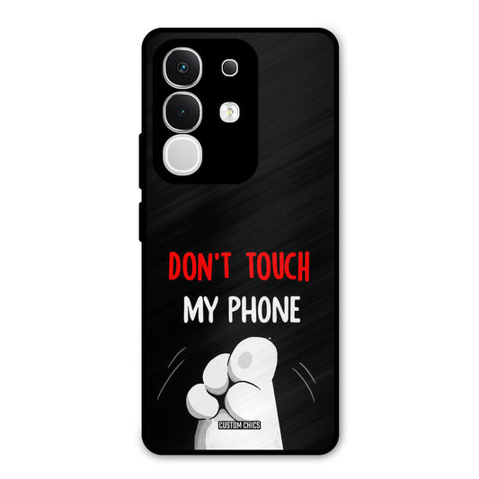 Dont Touch Vivo T4x Mobile Back Cover - Cute PrintShield Case