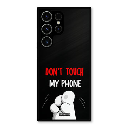 Dont Touch Samsung Galaxy S23 Ultra Mobile Back Cover - Cute PrintShield Case