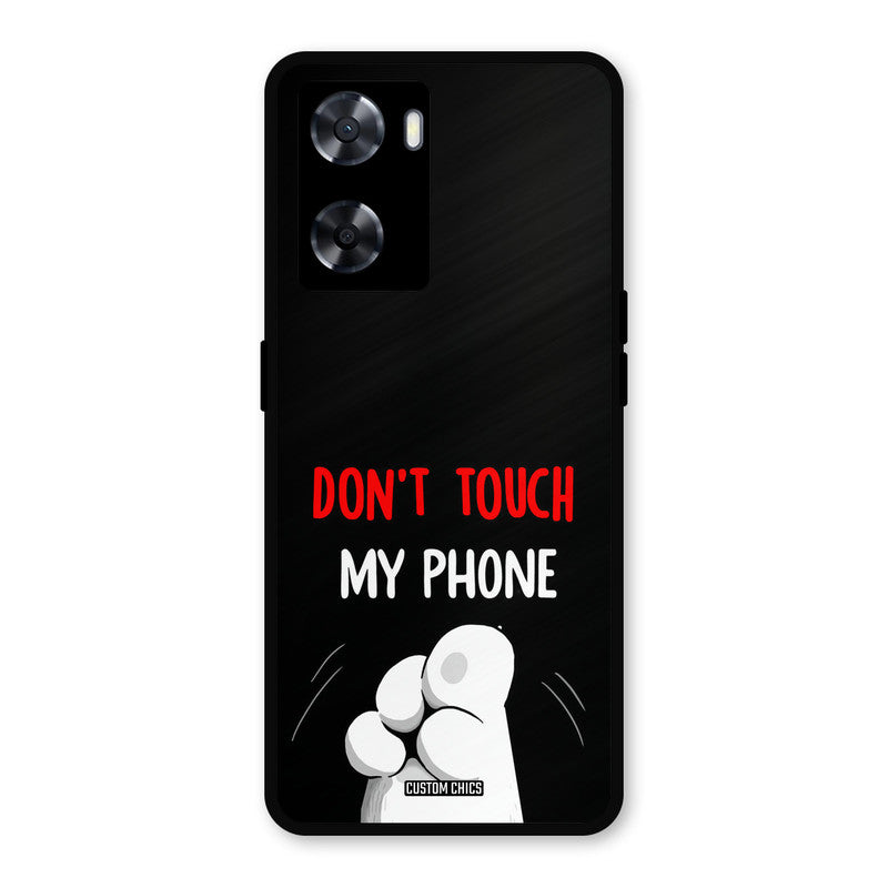Dont Touch Oppo A57 2022 Mobile Back Cover - Cute PrintShield Case