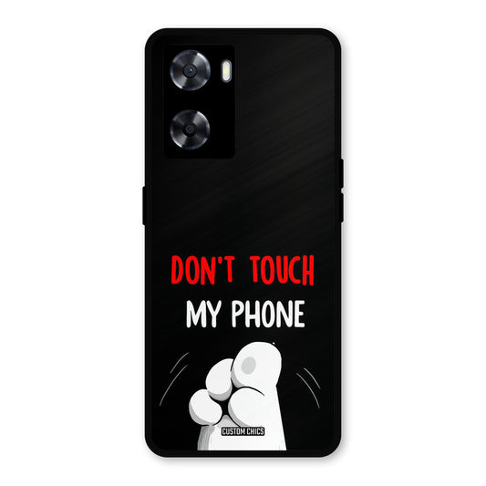 Dont Touch Oppo A57 2022 Mobile Back Cover - Cute PrintShield Case