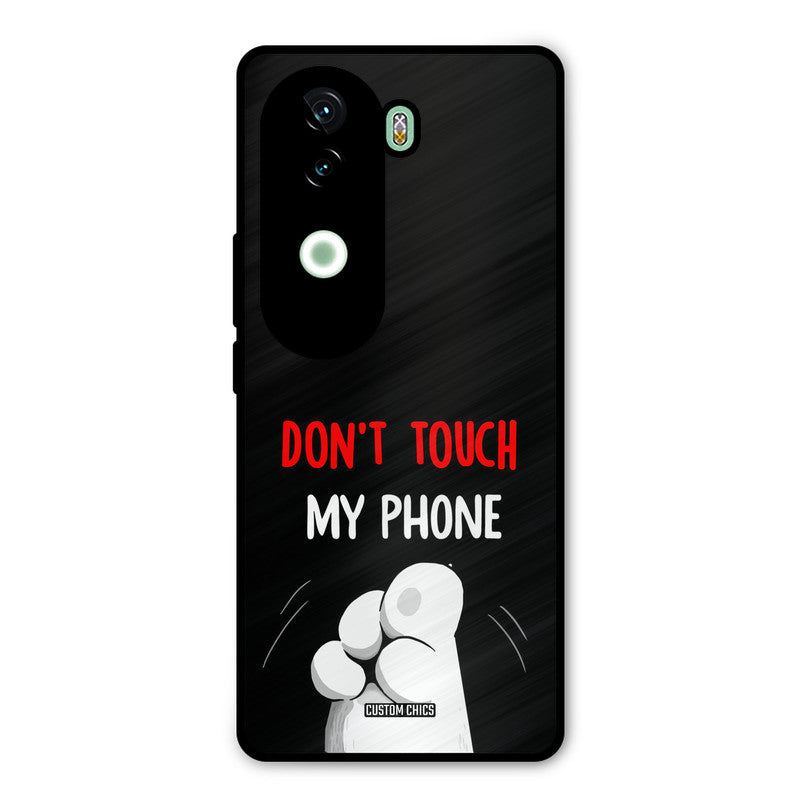 Dont Touch iQOO Z9s Mobile Back Cover - Cute PrintShield Case