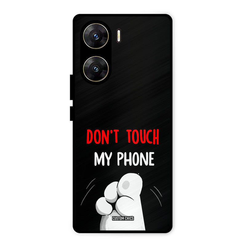 Dont Touch Vivo V29e Mobile Back Cover - Cute PrintShield Case