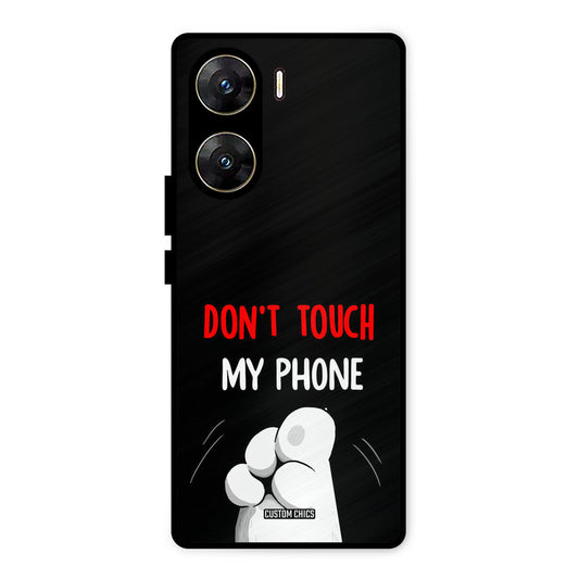 Dont Touch Vivo V29e Mobile Back Cover - Cute PrintShield Case
