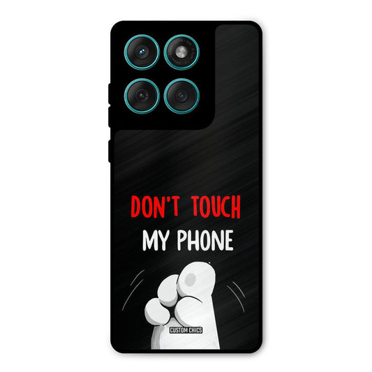 Dont Touch Motorola Edge 60 Mobile Back Cover - Cute PrintShield Case
