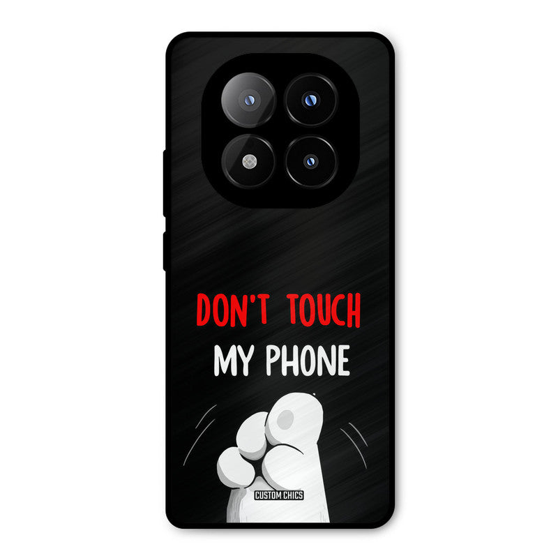 Dont Touch Redmi Note 14 Pro Plus 5G Mobile Back Cover - Cute PrintShield Case