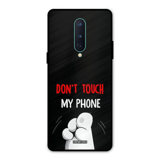 Dont Touch Oneplus 8 Mobile Back Cover - Cute PrintShield Case