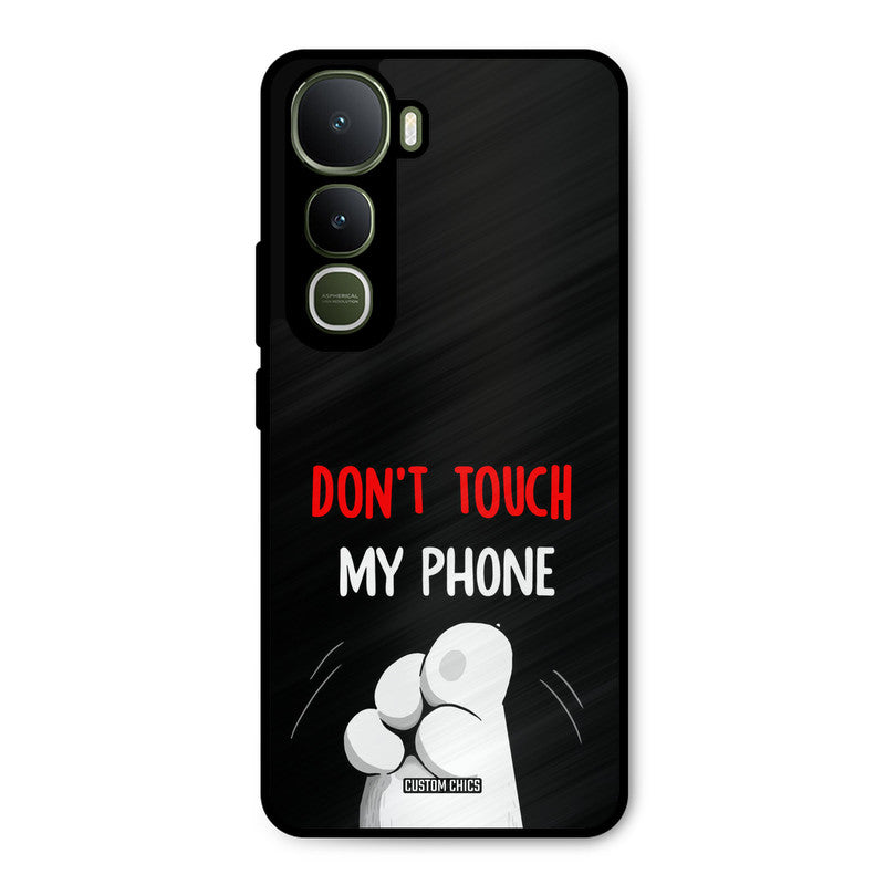 Dont Touch Vivo Y400 Mobile Back Cover - Cute PrintShield Case