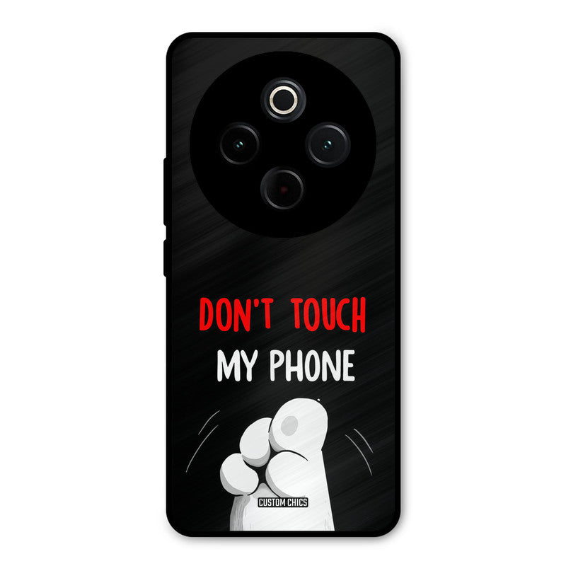 Dont Touch iQoo Z10 Mobile Back Cover - Cute PrintShield Case