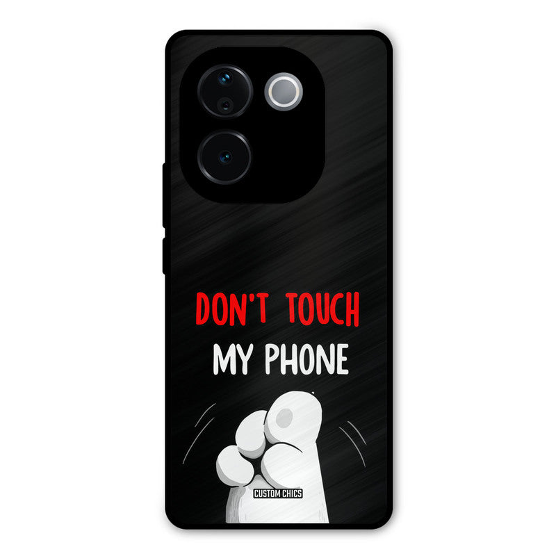 Dont Touch iQOO Z9s Pro Mobile Back Cover - Cute PrintShield Case