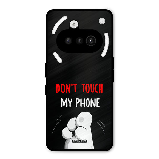Dont Touch Nothing Phone 3A Mobile Back Cover - Cute PrintShield Case
