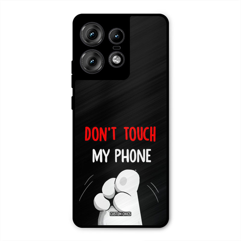 Dont Touch Motorola Edge 50 Pro Mobile Back Cover - Cute PrintShield Case
