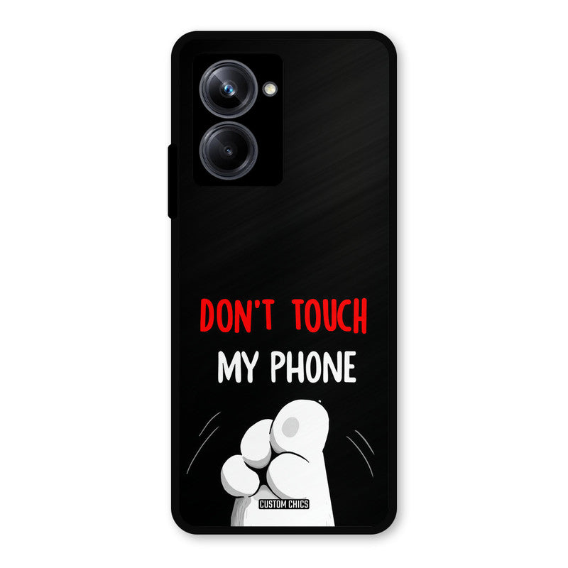 Dont Touch Realme 10 Pro Mobile Back Cover - Cute PrintShield Case