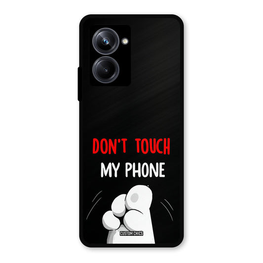 Dont Touch Realme 10 Pro Mobile Back Cover - Cute PrintShield Case
