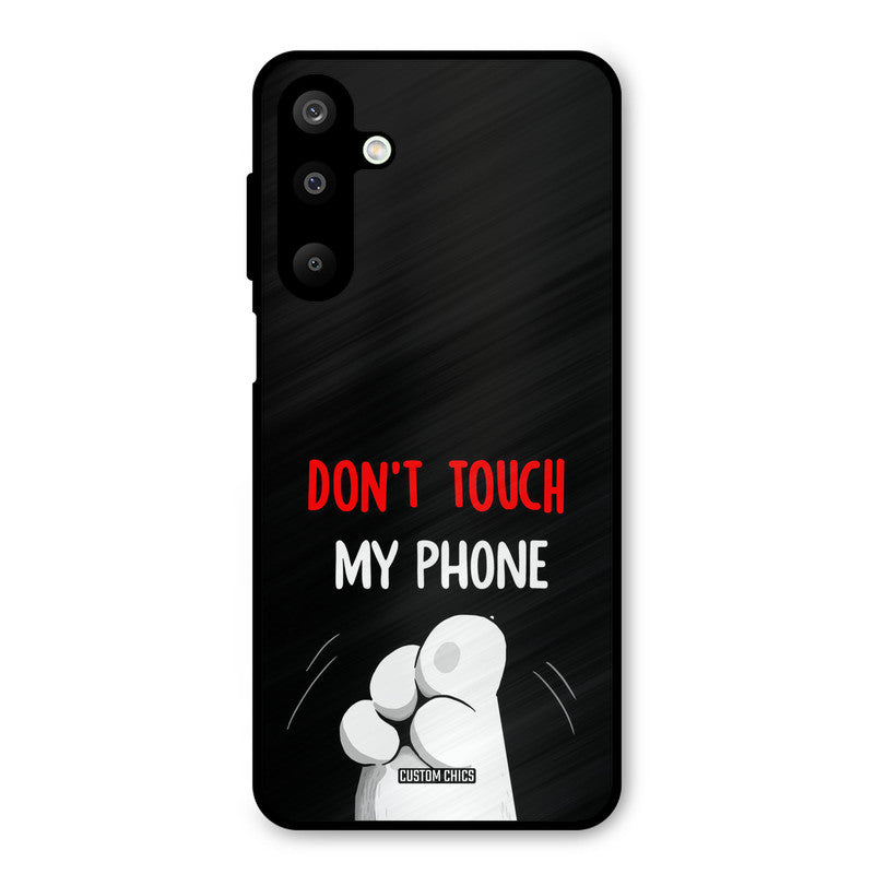 Dont Touch Samsung Galaxy M16 Mobile Back Cover - Cute PrintShield Case
