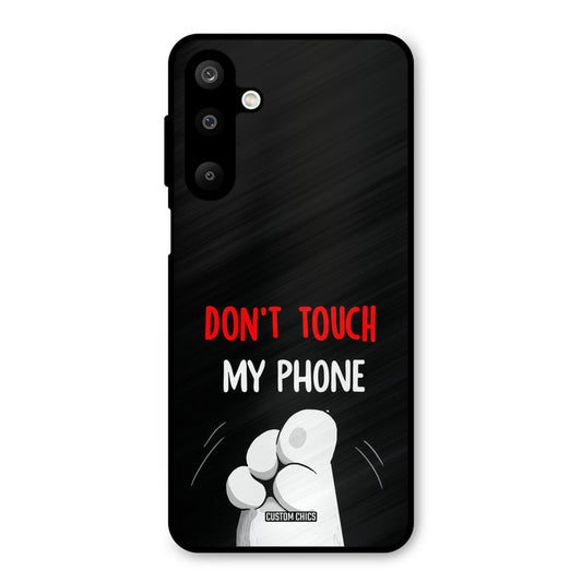 Dont Touch Samsung Galaxy M16 Mobile Back Cover - Cute PrintShield Case