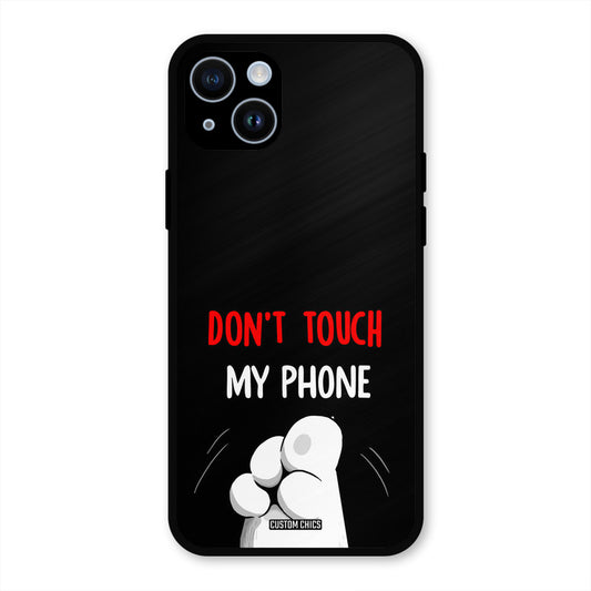 Dont Touch iPhone 14 Mobile Back Cover - Cute PrintShield Case