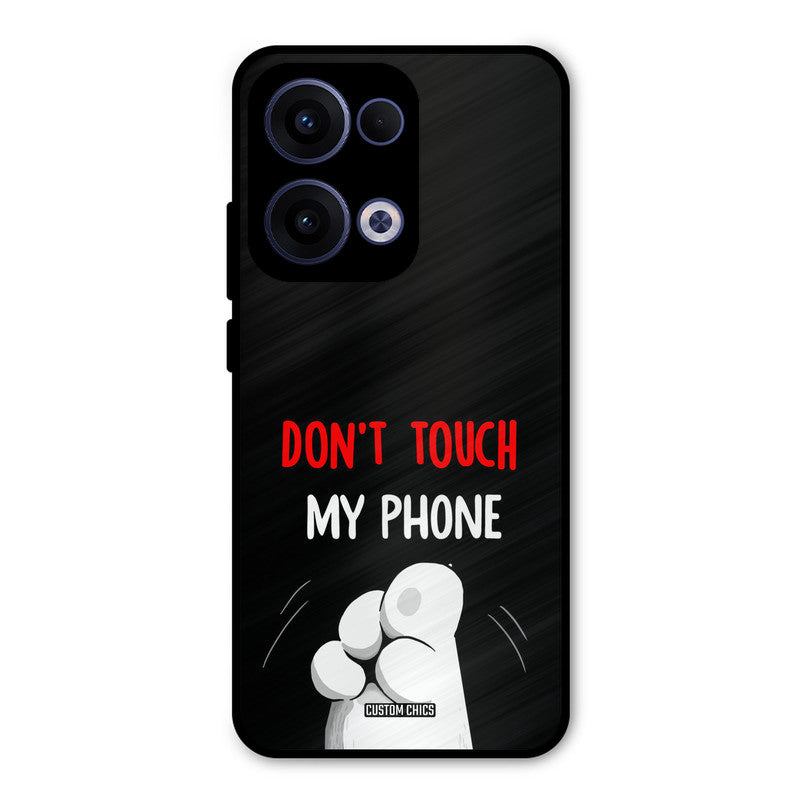 Dont Touch Oppo Reno 13 5G Mobile Back Cover - Cute PrintShield Case