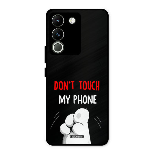 Dont Touch Vivo Y200 Mobile Back Cover - Cute PrintShield Case