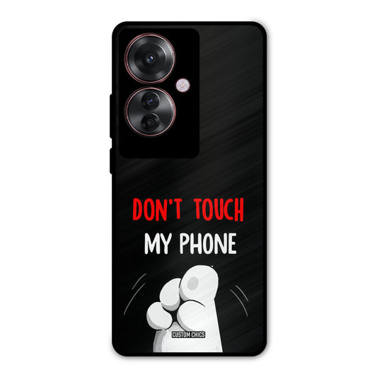 Dont Touch Oppo F25 Pro Mobile Back Cover - Cute PrintShield Case