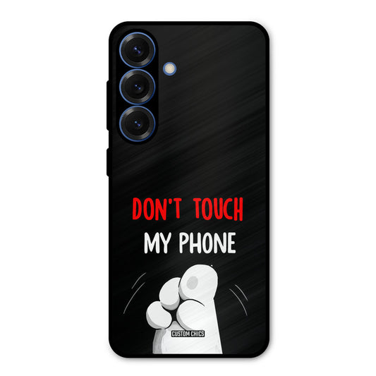 Dont Touch Samsung Galaxy S25 Mobile Back Cover - Cute PrintShield Case