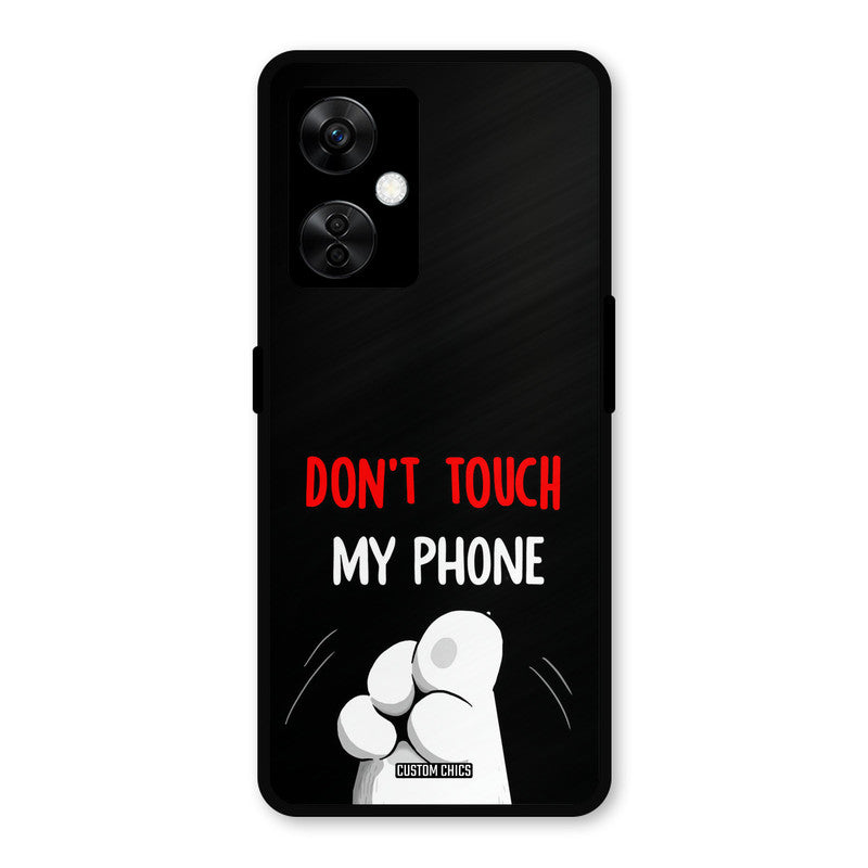 Dont Touch OnePlus Nord CE 3 Lite Mobile Back Cover - Cute PrintShield Case