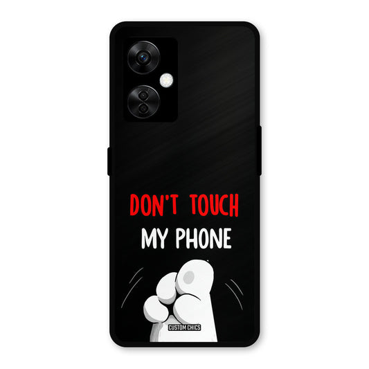Dont Touch OnePlus Nord CE 3 Lite Mobile Back Cover - Cute PrintShield Case