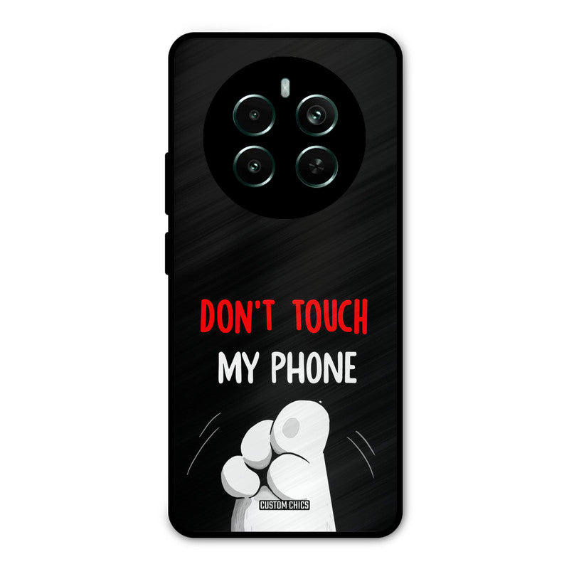Dont Touch Realme 12 Plus Mobile Back Cover - Cute PrintShield Case