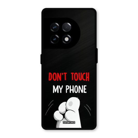 Dont Touch OnePlus 11R Mobile Back Cover - Cute PrintShield Case