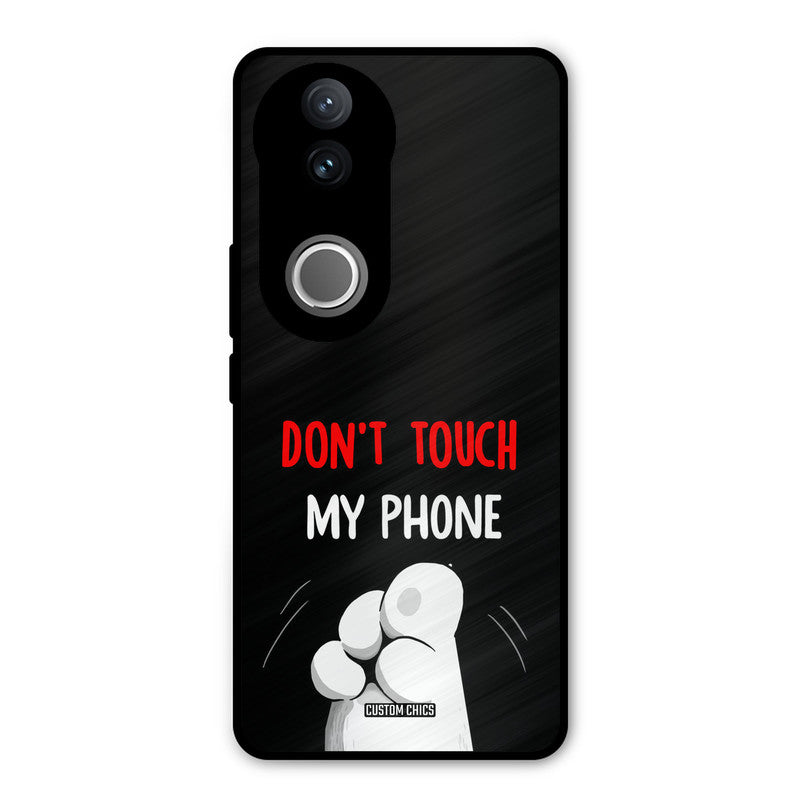 Dont Touch iQOO Z10R Mobile Back Cover - Cute PrintShield Case