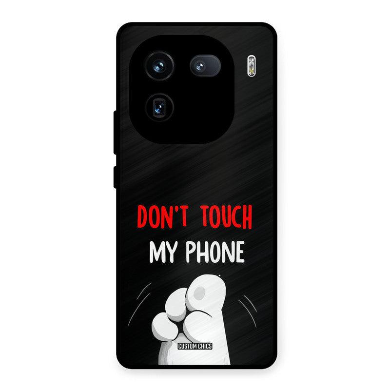 Dont Touch iQOO 12 Mobile Back Cover - Cute PrintShield Case