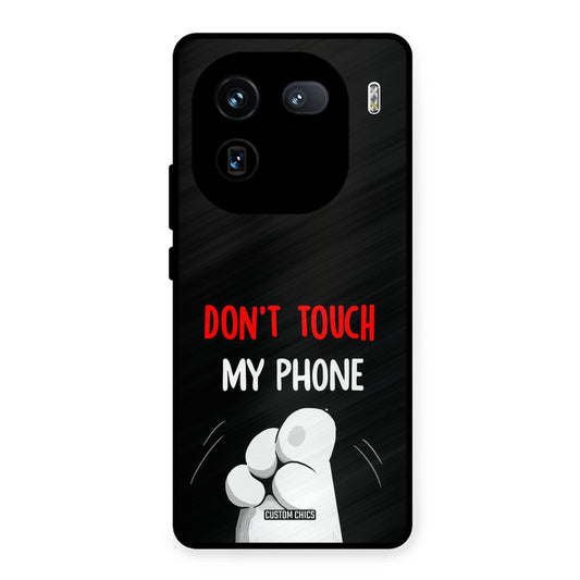 Dont Touch iQOO 12 Mobile Back Cover - Cute PrintShield Case
