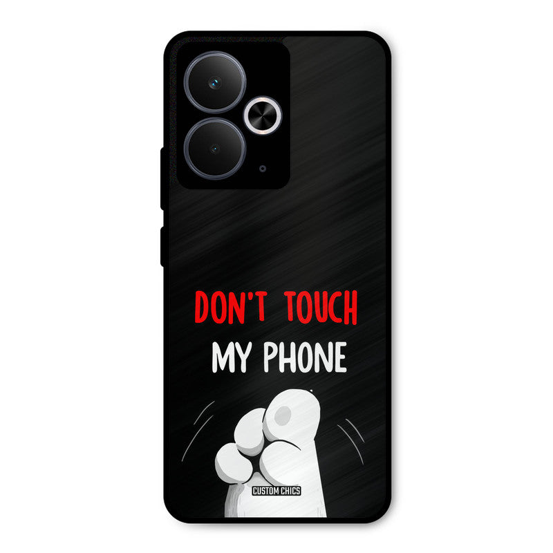 Dont Touch Realme 14T Mobile Back Cover - Cute PrintShield Case