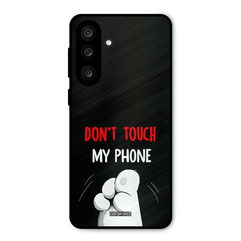 Dont Touch Samsung Galaxy M56 Mobile Back Cover - Cute PrintShield Case