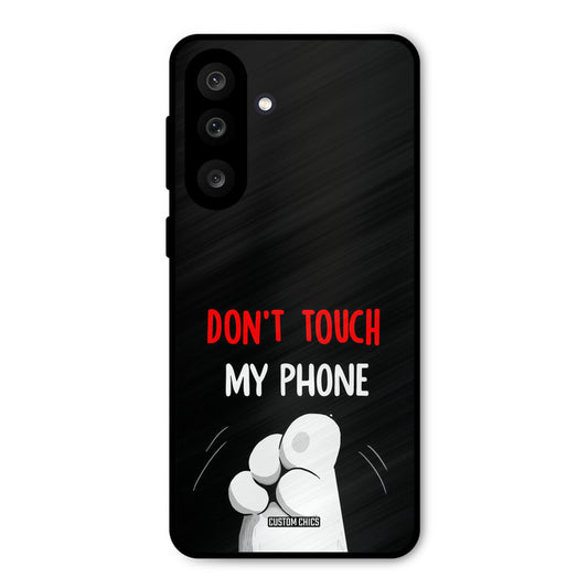 Dont Touch Samsung Galaxy M56 Mobile Back Cover - Cute PrintShield Case