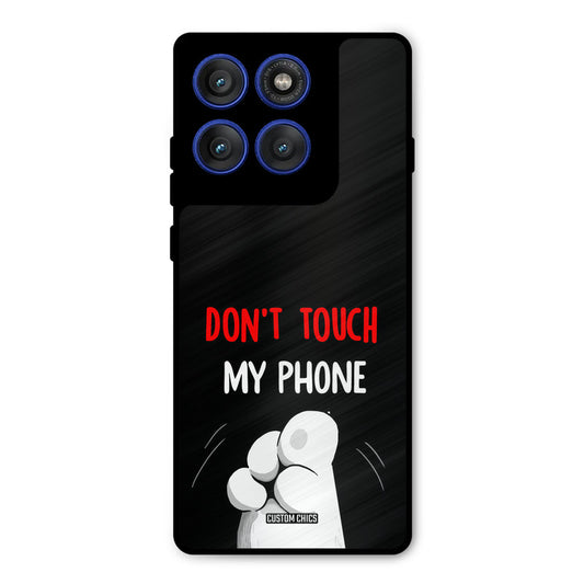 Dont Touch Motorola Edge 60 Pro Mobile Back Cover - Cute PrintShield Case